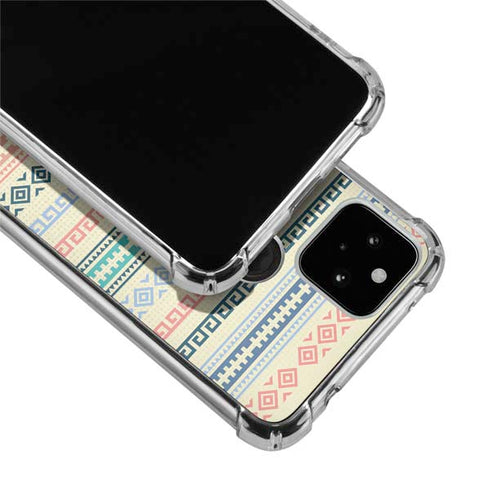 Summer Pattern Google Pixel 5 Clear Case